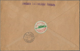 Iran: 1931, Registered Letter From Teheran To Dresden Bearing 4 Values Of The 1929 Resp. 1931 Defini - Irán