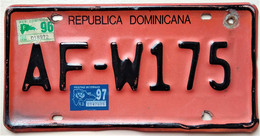 Plaque D'immatriculation - REPUBLIQUE DOMINICAINE - - Number Plates