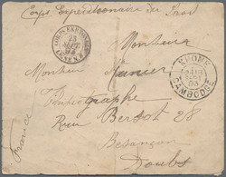 Laos - Vorläufer: 1893, "KHONE 16 SEPT 93" On Stampless Military Mail Cover Endorsed "Corps Expediti - Laos