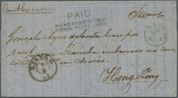 Macau: 1861. Stampless Envelope Written From Lisbon Dated '1st Feb 1861' Addressed To A 'Portuguese - Covers & Documents