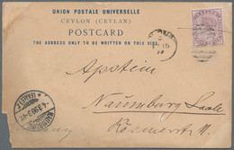 Thematik: Antarktis / Antarctic: 1899. German VALDIVIA Deep Sea Expedition. Photo Postcard 'Street S - Other & Unclassified