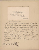 Thematik: Antarktis / Antarctic: 1898 First German South Pole Expedition 1901/03. Letter Written By - Other & Unclassified