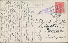 Thematik: Antarktis / Antarctic: 1911. Picture Postcard 'Guernsey - Gardner's Royal Hotel', Written - Other & Unclassified