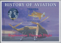 Thematik: Flugzeuge, Luftfahrt / Airoplanes, Aviation: 2003, The Gambia. 100th Anniversary Of The Wr - Airplanes