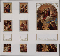 Thematik: Religion / Religion: 1989, Aitutaki. Christmas; Virgin In The Glory, Painting By Tizian. C - Otros & Sin Clasificación