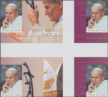 Thematik: Religion / Religion: 2005, Tristan Da Cunha. Four Stamps Of The Issue 'Death Of Pope John - Otros & Sin Clasificación