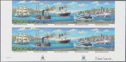 Thematik: Schiffe / Ships: 1997, UNO New York. Progressiv Proof (9 Phases / Colour Separations) For - Ships