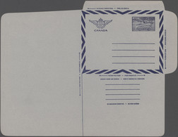 Canada - Ganzsachen: 1950, Unused And Unfolded Postal Stationery Airmail Lettersheet With Inverted S - 1953-.... Reinado De Elizabeth II