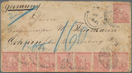 Kap Der Guten Hoffnung: 1881 Cover From Kimberley To Lehnin, Brandenburg, Germany Via Cape Town And - Cabo De Buena Esperanza (1853-1904)