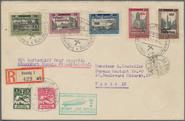 Zeppelinpost Deutschland: 1932, LUPOSTA-Fahrt, Danziger Post, Rückfahrt, Einschreibebrief Mit Kpl. S - Correo Aéreo & Zeppelin
