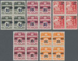 Dänemark - Färöer: 1940/1941, 20 O On 1 O To 60 O On 6 O, Definitives, Faultless, Mint Never Hinged, - Faroe Islands