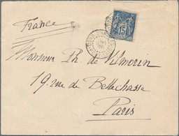 Frankreich - Militärpost / Feldpost: 1896, (16 Sept.) French Military Concessionary Rate Cover Frank - Sellos De Franquicias Militares