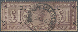 Großbritannien: 1888, £1 Brown-lilac, Wm Three Orbs, Fresh Colour And Well Perforated, Used Copy Bea - Oblitérés