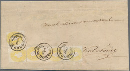 Österreich: 1861, Fernbrief Auf II. Zone Aus BROOS In Siebenbürgen Nach Klausenburg (Kolozsvár), Fra - Cartas & Documentos