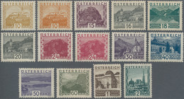 Österreich: 1929-30 Landschaften Im Kompletten Satz Von 14 Marken, Tadellos Postfrisch. (Mi. 1000,- - Nuevos