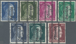 Österreich: 1945, 1 Bis 80 Pf Grazer Aufdrucke, Sauber Und Einheitlich Gestempelt Maria Trost 19.6.4 - Used Stamps