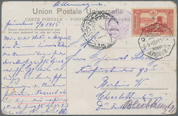 Türkei - Stempel: "JERUSALEM " 1915, Card Jerusalem 6.9.15 With Octogonal JERUSALEM 5 Censored To Be - Otros & Sin Clasificación