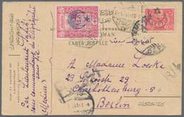 Türkei - Stempel: 1917, Saudi-Arabia, Medina: Ottoman Empire, 10 Pa Rose And 20 Pa Carmine With Ovp - Otros & Sin Clasificación