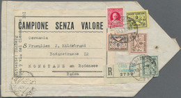 Vatikan: 1929, 5 C, 10 C, 30 C, 50 C And 80 C Definitives, Mixed Franking On Registered Sample Witho - Cartas & Documentos