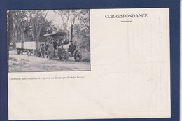 CPA Congo Belge Tracteur à Vapeur Katanga Non Circulé - Belgisch-Kongo