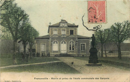 VAL D'OISE  FRANCONVILLE  Mairie Et Préau De L'école Communale - Franconville