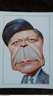 CPSM HELMUT SCHMIDT CARICATURE  LES GRANDES GUEULES MORCHOISME RICORD MULATIER N°803 11.5 PAR 16.5 CM - Hommes Politiques & Militaires