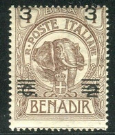 SOMALIA 1923 3 B.SU 2 C. SU 1 B  ** MNH - Somalië