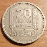 Algérie - 20 Francs Turin - Année 1949 - Algeria