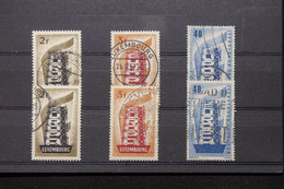 LUXEMBOURG - N°Yvert 514/ 516 Europa X 2 Séries - Tous Les 6 Oblitérés - L 106260 - Used Stamps