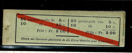 Carnet De 1914 N° A 10b  Complet Et état Des Timbres ** - 1907-1941 Old [A]