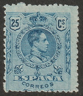 Spain 1909 Sc 302 Ed 274 Yt 248 MH* - Nuevos