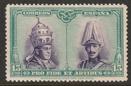 Spain 1928 Sc B80 Ed 424 Yt 357 MLH* - Nuevos