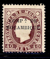 ! ! Mozambique Company - 1892 D. Luis 40 R - Af. 05 - No Gum - Mozambique