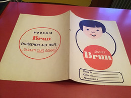 Biscuits Brun Boudoirs Brun Protège Cahier Publicité - Café & Thé