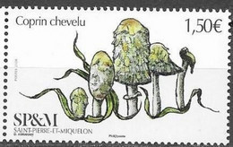 ST. PIERRE ET MIQUELON, SPM, 2020, MNH, MUSHROOMS, 1v - Mushrooms