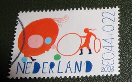 Nederland - NVPH - 2608 - 2008 - Gebruikt - Cancelled - Kinderzegels - Laat Kinderen Leren - Meisje Met Hoepel - Usati