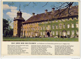 HÖXTER - Bibliotheksfront Bei Schloss Corvey, Lied Der Deutschen Von Hoffmann Von Fallersleben - Hoexter