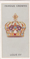 2 Louis XV - Famous Crowns 1938  -  Phillips Cigarette Card - Original - Royalty - Phillips / BDV