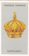 Napoleon I- Famous Crowns 1938  -  Phillips Cigarette Card - Original - Royalty - Phillips / BDV