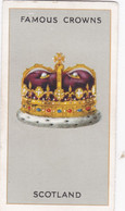 Scotland  - Famous Crowns 1938  -  Phillips Cigarette Card - Original - Royalty - Phillips / BDV