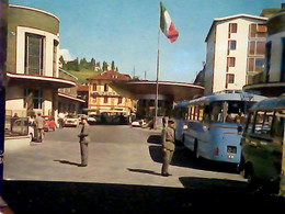 CHIASSO-CONFINE ITALO-SVIZZERO--AUTO-CARS-AUTOBUS DOGANAITALIANA  V1961 IF9412 - Chiasso