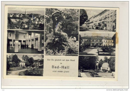 BAD HALL - Mehrbildkarte     1954, Sondermarke - Bad Hall