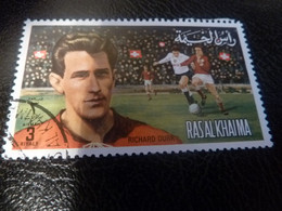 Ras Al Khaima - Richard Durr - 3 Riyals - Air Mail - Multicolore - Oblitéré - Année 1972 - - Usados