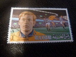 Ras Al Khaima - Leif Eriksson - 1 Riyal - Air Mail - Multicolore - Oblitéré - Année 1972 - - Gebruikt