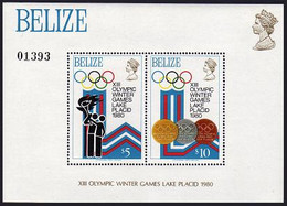Belize, 1979, Olympic Winter Games Lake Placid, Sports, MNH, Michel Block 12 - Belize (1973-...)