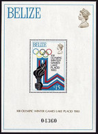 Belize, 1979, Olympic Winter Games Lake Placid, Sports, MNH, Michel Block 13 - Belize (1973-...)