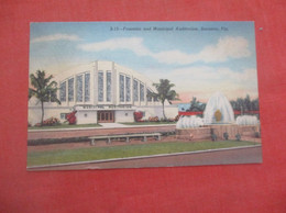 Municipal Auditorium    Sarasota    Florida > >    Ref 5163 - Sarasota