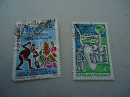 MALAGASY  MADAGASCAR USED  STAMPS ANNIVERSARIES - Madagascar (1960-...)