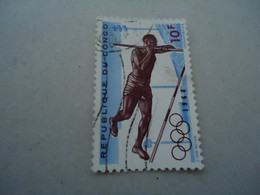 CONGO   USED  STAMPS OLYMPIC GAMES TOKYO1964 - Sonstige & Ohne Zuordnung