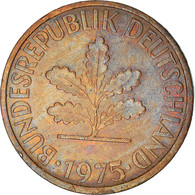Monnaie, République Fédérale Allemande, 2 Pfennig, 1975, Stuttgart, TB+ - 2 Pfennig